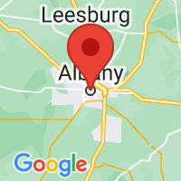 Map of ALBANY GA US