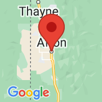 Map of Afton, WY US