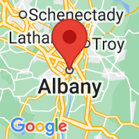 Map of Albany, NY US