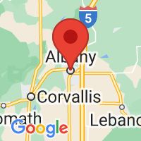 Map of Albany, OR US