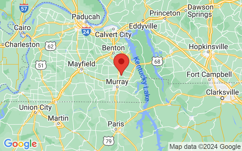 Map of Almo, KY US