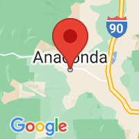 Map of Anaconda, MT