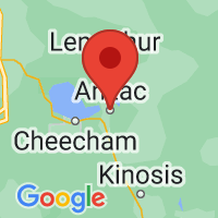 Map of Anzac, AB CA
