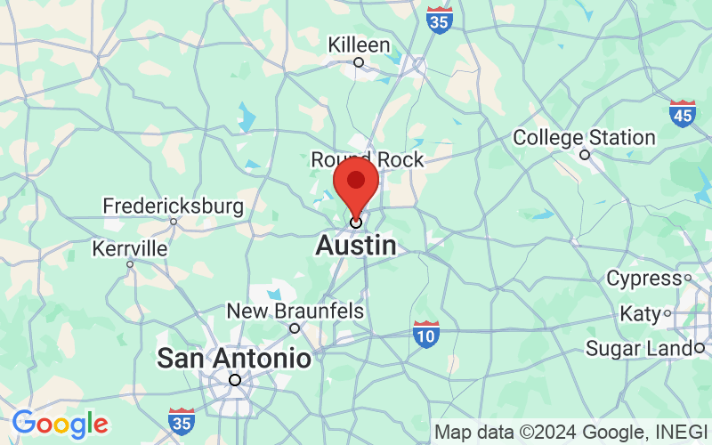 Map of Austin, Texas