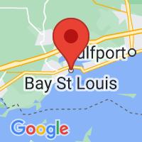 Map of Bay Saint Louis, MS US