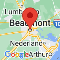 Map of Beaumont, TX US