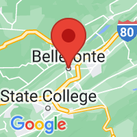 Map of Bellefonte, PA US
