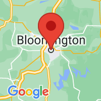 Map of Bloomington, IN