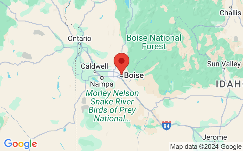 Map of Boise, Idaho