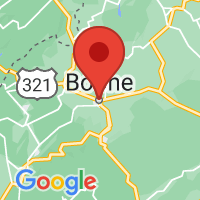 Map of Boone NC US