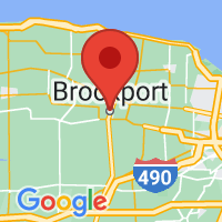 Map of Brockport, NY US