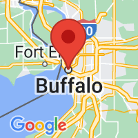 Map of Buffalo, NY