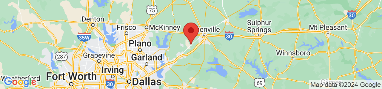 Map of Caddo Mills, TX US