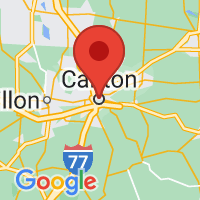 Map of Canton, OH US
