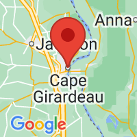 Map of Cape Girardeau, MO US
