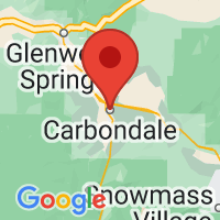 Map of Carbondale, CO US