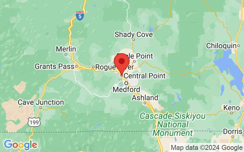 Map of Central Point, OR US
