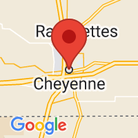 Map of Cheyenne WY US