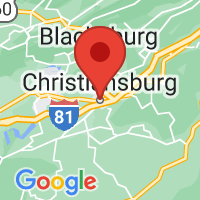 Map of Christiansburg, VA US