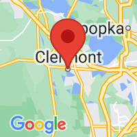 Map of Clermont, FL