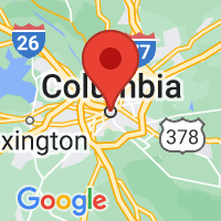 Map of Columbia, SC US