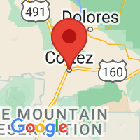 Map of Cortez, CO US