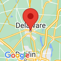 Map of Delaware, OH US