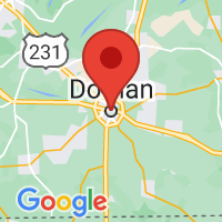 Map of Dothan, AL US