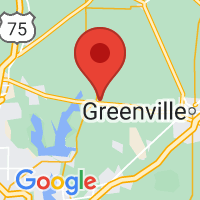 Map of Farmersville, TX