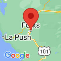 Map of Forks, WA US