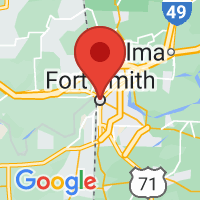 Map of Fort Smith, AR US
