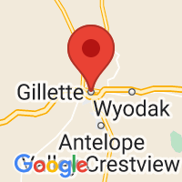 Map of Gillette, WY US