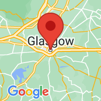 Map of Glasgow, KY