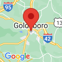 Map of Goldsboro, NC US