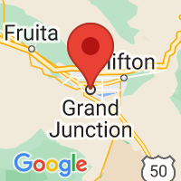 Map of Grand Junction, CO US