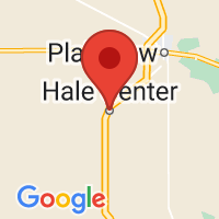 Map of Hale Center, TX
