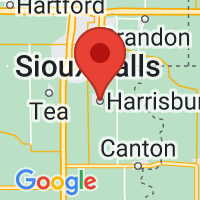 Map of Harrisburg, SD US
