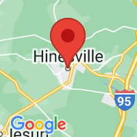 Map of Hinesville GA US