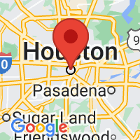 Map of Houston, TX US