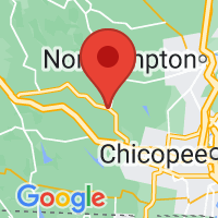 Map of Huntington, MA