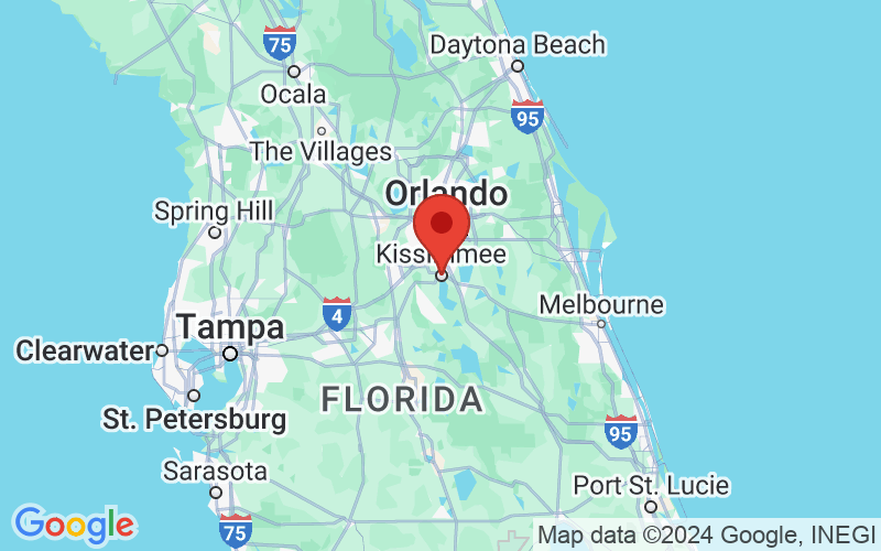 Map of Kissimmee, Florida