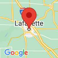 Map of Lafayette, IN US