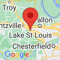 Map of Lake Saint Louis, MO US
