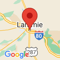 Map of Laramie WY US