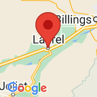 Map of Laurel, MT US