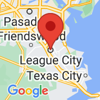 Map of League City TX US