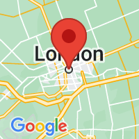Map of London Ontario CA