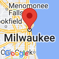 Map of Milwaukee WI US