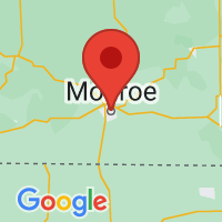 Map of Monroe, WI US