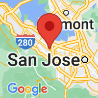 Map of Mountain View, CA US